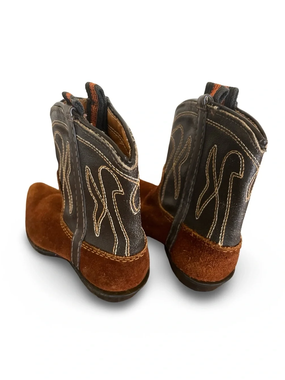 TRUE VINTAGE 1968/1969 Masterson Toddler Suede Cowboy Boots Size 5 / 6